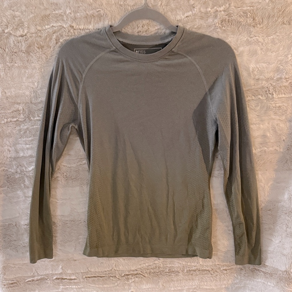 Salta Seamless Longsleeve Underscrub in Olive green 🫒